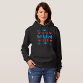 Beste mama ooit, liefdevolle Moederdag cadeau Hoodie (Voorkant volledig)