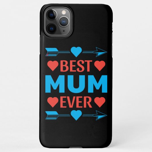Beste mama ooit, liefdevolle Moederdag cadeau iPhone Hoesje (Achterkant)