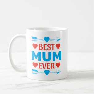 Beste mama ooit, liefdevolle Moederdag cadeau Koffiemok