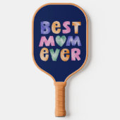 Beste mama ooit met naam pickleball paddle (Voorkant)