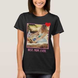 Beste mama ooit | Moderne Moederdag foto T-shirt