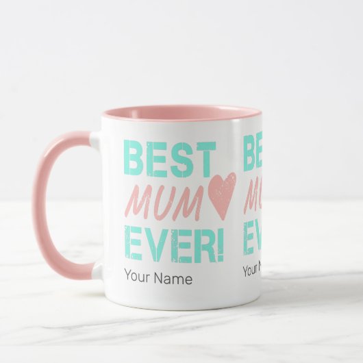 Beste Mama Ooit  Moeder Hart Voor Moederdag Mok (Links)