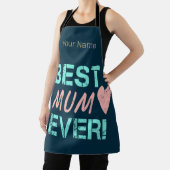 Beste Mama Ooit Moeder Hart Voor Moederdag Schort (Insitu)