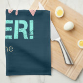 Beste Mama Ooit Moeder Hart Voor Moederdag Theedoek (Quarter Fold)