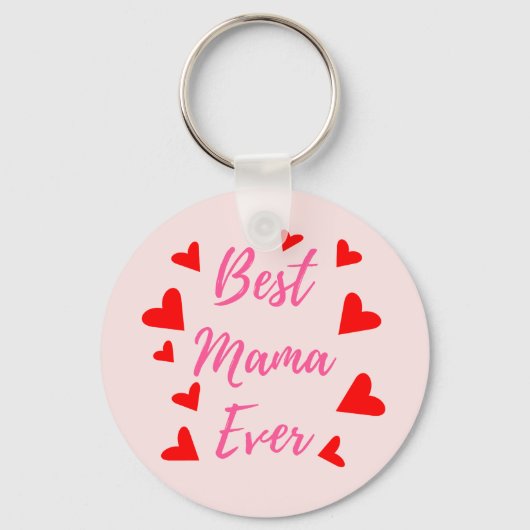 Beste Mama Ooit - Moederdag Cadeau Idee Sleutelhan Sleutelhanger (Voorkant)