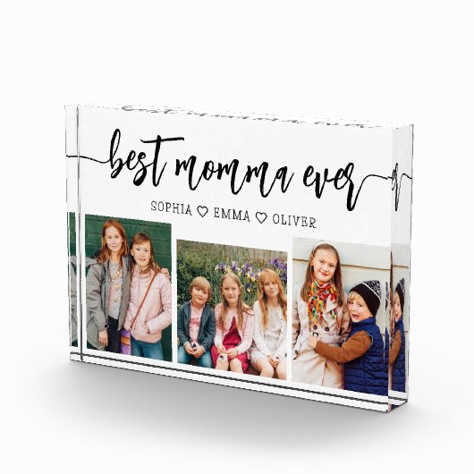 Beste mama ooit - Moederdag fotocollage Fotoblokken (Rechts)