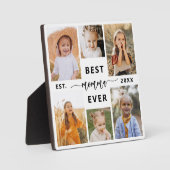 Beste mama ooit - Moederdag fotocollage Fotoplaat (Voorkant)
