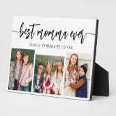 Beste mama ooit - Moederdag fotocollage Fotoplaat (Zijkant)