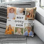 Beste mama ooit - Moederdag Fotocollage Kussen<br><div class="desc">Vier je mama met het "Beste mama ooit" Moederdag Photo Collage Sierkussen. Dit gepersonaliseerde kussen beschikt over een prachtig gerangschikte collage van gekoesterde foto's, het vastleggen van speciale momenten en herinneringen. De hartverwarmende boodschap "Beste mama ooit" voegt een liefdevolle touch toe. Gemaakt van hoogwaardige, zachte en duurzame stof, het biedt...</div>