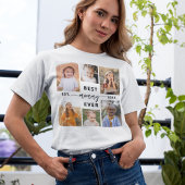Beste mama ooit - Moederdag Fotocollage T-shirt