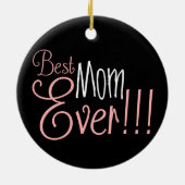 Beste mama ooit!!! Moederdag Keramisch Ornament (Achterkant)