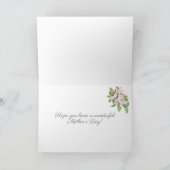 Beste mama ooit Moederdag met Apple Blossom Card Feestdagen Kaart (Binnen)