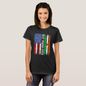 Beste Mama Ooit Moederdag Niger US Flag Retro T-shirt (Voorkant volledig)