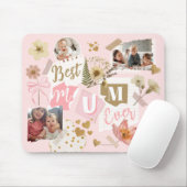 Beste Mama Ooit Moederdag Scrapboek Foto Collage Muismat (Met muis)