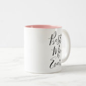 Beste mama ooit | Moederdag Two-Tone Coffee Mok (Voorkant rechts)