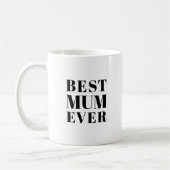 Beste mama ooit, Moederdag verjaardagscadeau keram Koffiemok (Links)