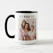 Beste Mama Ooit Mok, Gepersonaliseerde Foto Mok vo (Links)