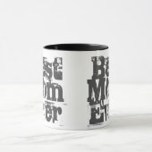 Beste mama ooit - Mok met tweetone koffie (Midden)