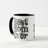 Beste mama ooit - Mok met tweetone koffie (Voorkant links)