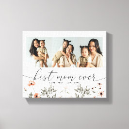 Beste mama ooit | Multi Photo Moederdag Keepomwill Canvas Afdruk