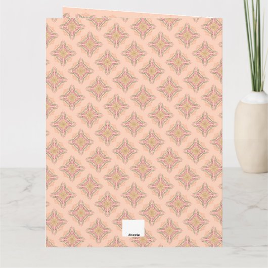 Beste mama ooit naadloos ingevuld Hartelijk dank Bedankkaart (Achterkant)