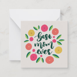 Beste mama ooit notitiekaartje