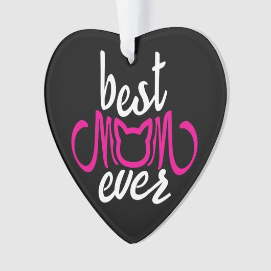 Beste mama ooit ornament (voorkant)
