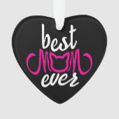 Beste mama ooit ornament (voorkant)