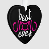 Beste mama ooit ornament (voorkant)