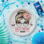 Beste mama ooit papieren bordje (Feest)