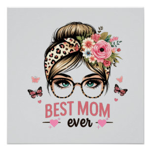 Beste mama ooit perfect poster