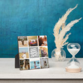 Beste mama ooit persoonlijke foto Collage Gray Fotoplaat (Insitu)