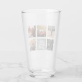Beste mama ooit persoonlijke foto Collage Gray Glas (Achterkant)