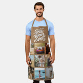 Beste mama ooit persoonlijke foto's 12 Collage Bro Schort (Gedragen)