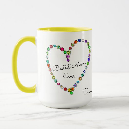 Beste mama ooit - Persoonlijke naam - Mok (Links)