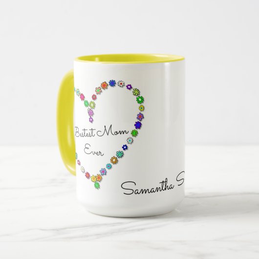 Beste mama ooit - Persoonlijke naam - Mok (Voorkant links)