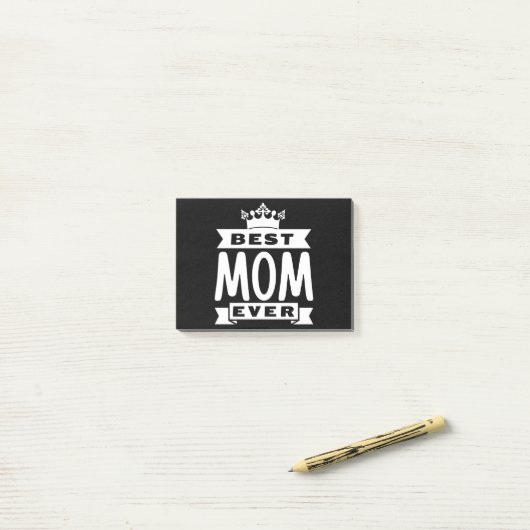 Beste mama ooit post-it® notes (Op bureau)