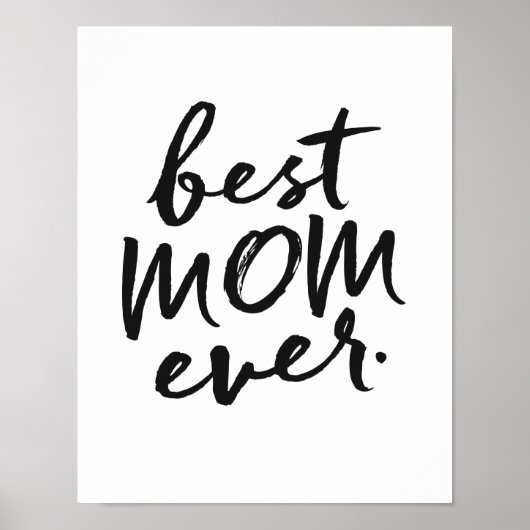 Beste mama ooit. poster (Voorkant)