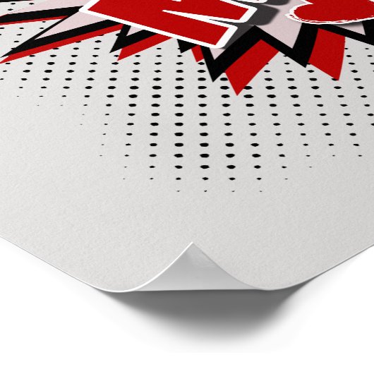 Beste mama ooit poster (Hoek)