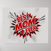 Beste mama ooit poster (Voorkant)