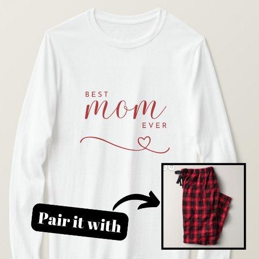 "Beste mama ooit" pyjama top slaapkleding
