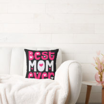 Beste mama ooit Quirky Heart Pink White