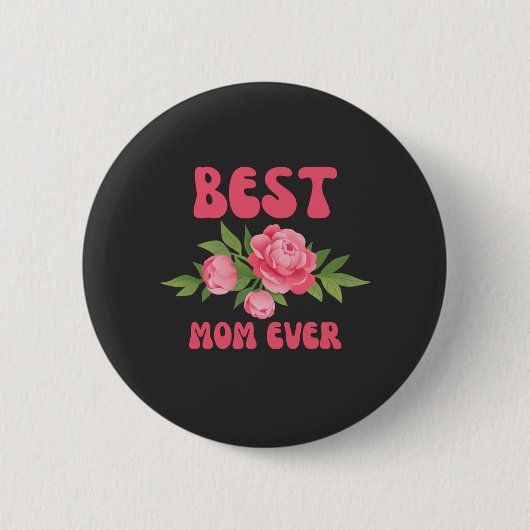 Beste mama ooit ronde button 5,7 cm (Voorkant)