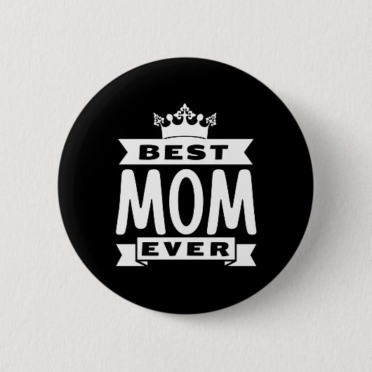 Beste mama ooit ronde button 5,7 cm (Voorkant)