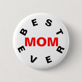 Beste mama ooit ronde button 5,7 cm (Voorkant)