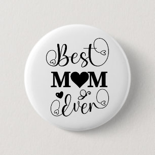 Beste mama ooit ronde button 5,7 cm