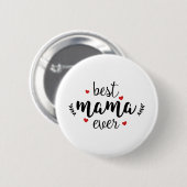 Beste mama ooit ronde button 5,7 cm (Voorkant /achterkant)