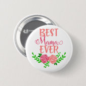 Beste Mama Ooit Ronde Button 5,7 Cm (Voorkant /achterkant)