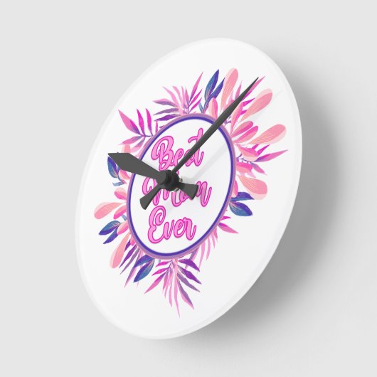 Beste mama ooit ronde klok (Hoek)