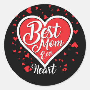 Beste mama ooit ronde sticker
